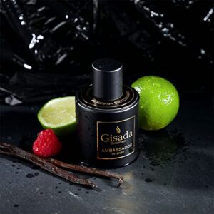 Gisada - Ambassador Intense - Eau de Perfume - 100ML - 3.4 Fl Oz - Spicy, fresh and very lively fragrance for Men