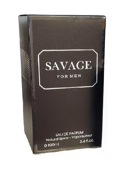 4 Pack Savage for Men | Inspired perfume |- 3.4 Oz Men's Eau De Parfum Spray & Eau de Toilette Spray - Refreshing & Warm Masculine Scent /100ml each (Pack of 4)