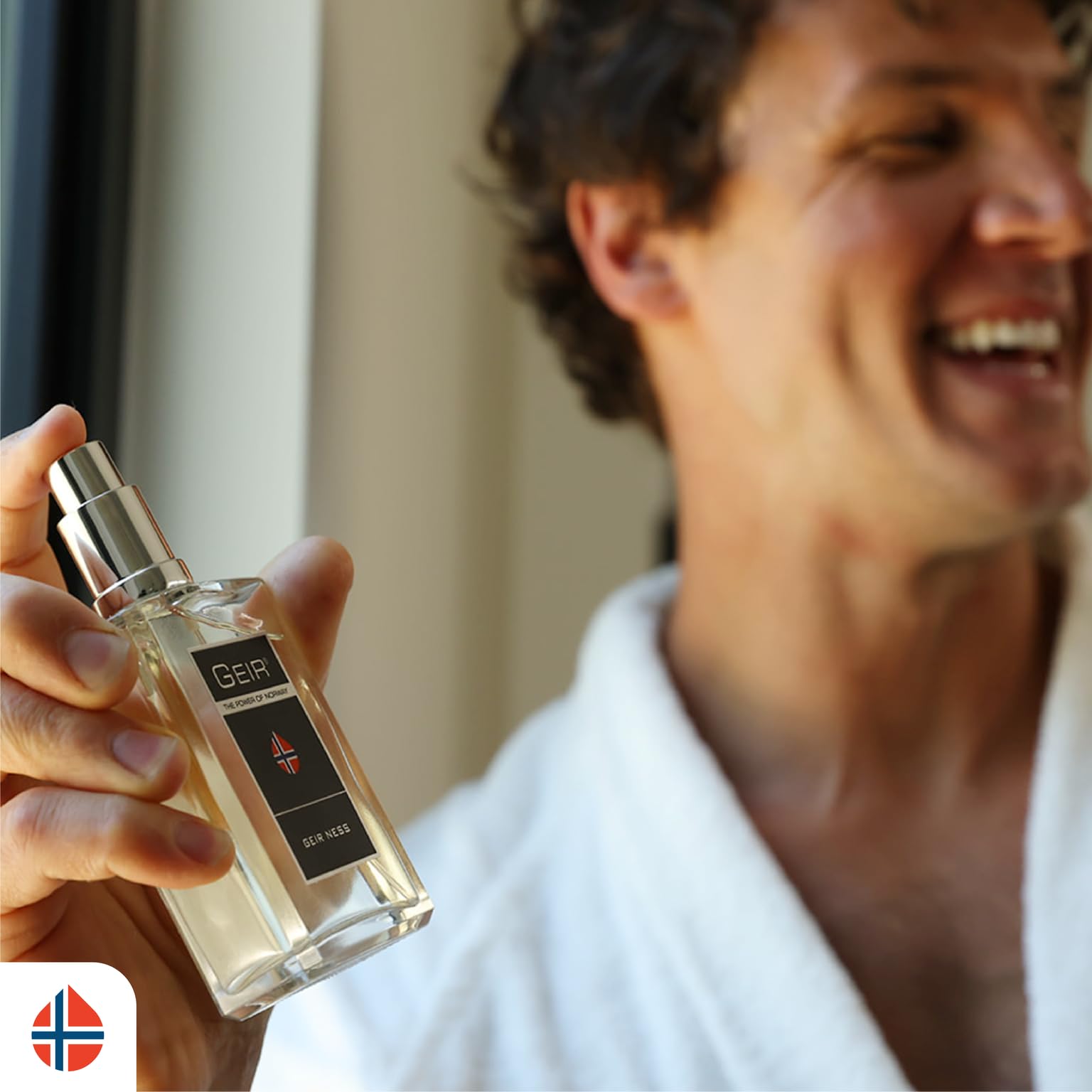 Geir Ness Eau de Parfum Spray For Men - Long Lasting Fresh, Cool Scent - Mix of Refreshing Norwegian Mountain Fragrance