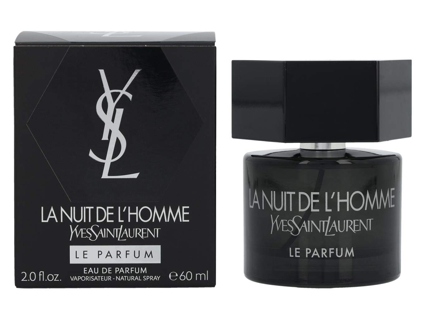 Yves Saint Laurent La Nuit De L'Homme Ysl Le Parfum Eau De Parfum Spray for Men, 2 Ounce