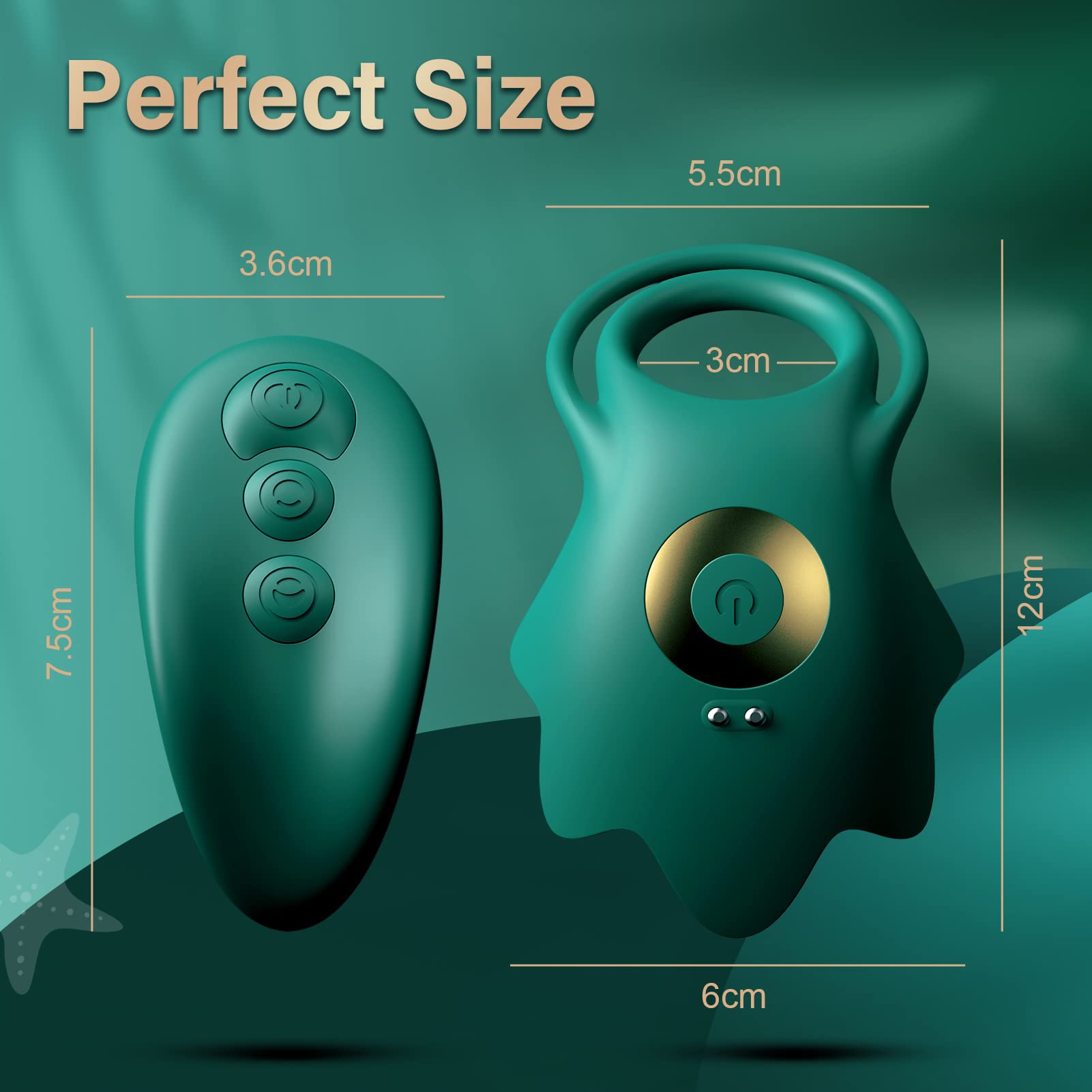 Vibrating Cock Ring, Penis Ring Sex Toy Vibrator with 10 Vibration Modes & USB Rechargeable, Silicone Adult Sex Toy for Men, G spot Clitoral Vibrator for Woman Couple, Adult Sex Toys & Games