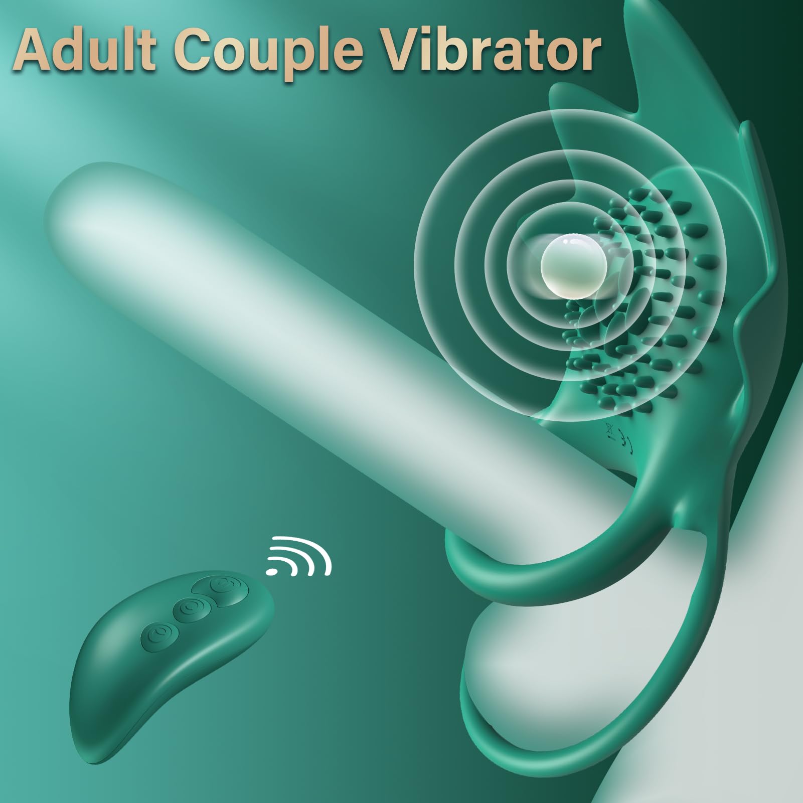 Vibrating Cock Ring, Penis Ring Sex Toy Vibrator with 10 Vibration Modes & USB Rechargeable, Silicone Adult Sex Toy for Men, G spot Clitoral Vibrator for Woman Couple, Adult Sex Toys & Games