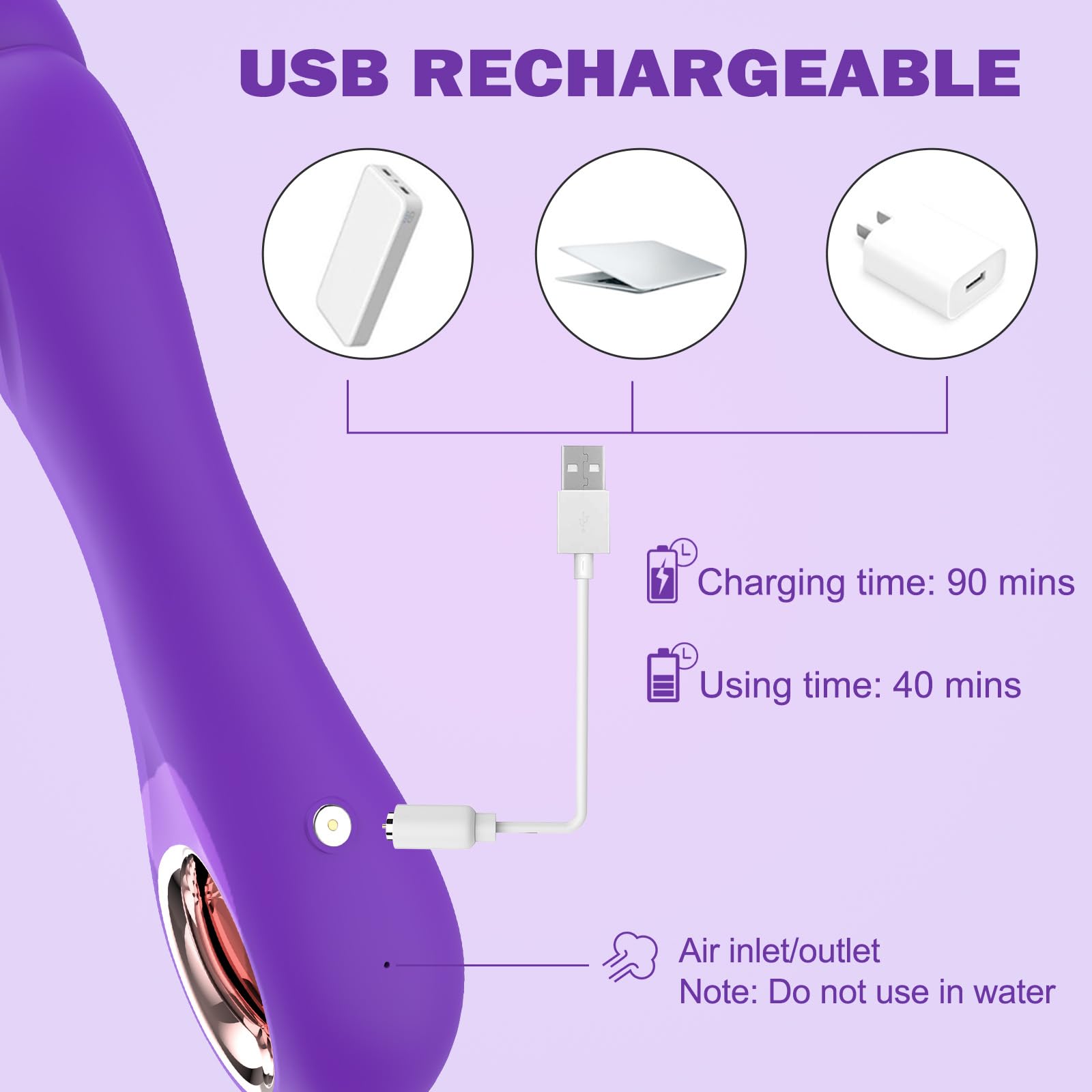 Realistic Dildos G Spot Vibrator - BGGOOD Sex Toy with 9 Vibration & 5 Inflatable Vibrators Dildo for Woman Sexual Toy, Clitoris Stimulator Adult Sex Toys for Women and Couple(Purple)