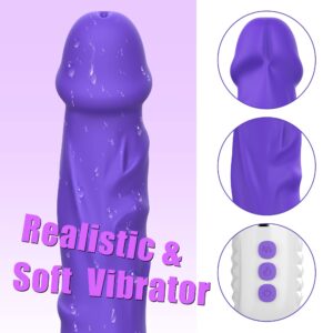 Realistic Dildo Vibrators with Heating Function, G Spot Vibrator Women Sex Toy with 10 Vibration Settings Adult Toys for Women, Adult Toy Silicone Dildo Female Sex Toys Dildos, Adult Sex Toys & Games