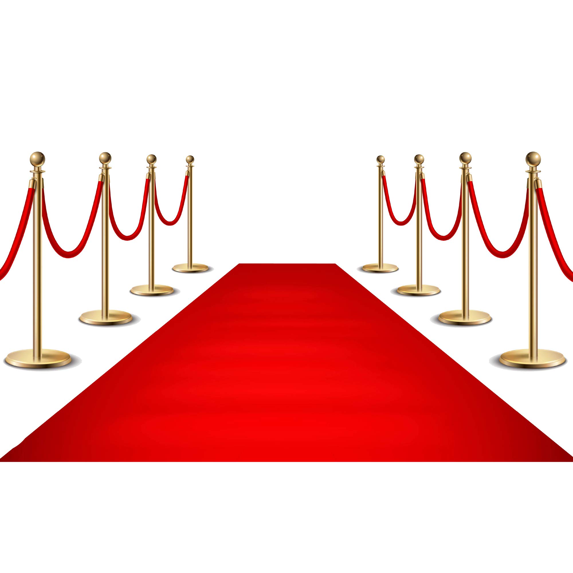 Shots O' Clock Red Carpet Floor Runner 15ft Hollywood Party Decoration Fabric 70 GSM (50FT)