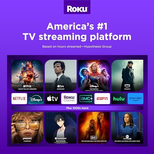 Roku Express 4K Pro with Voice Remote Pro - Roku Streaming Device 4K/HDR, Rechargeable Roku Remote, Hands-Free Controls, Lost Remote Finder, Free & Live TV - Amazon Exclusive