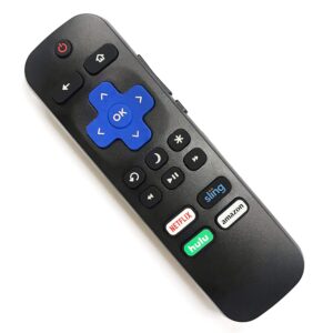 universal roku tv remote works with all roku built-in tv. tcl/hisense/hitachi/haier/rca/philips/lg/element/sanyo... does not work with roku player and roku stick!!