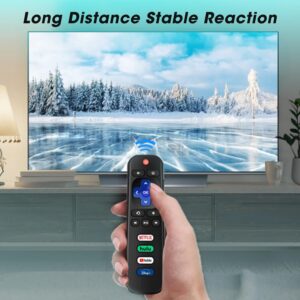 Replacement Roku TV Remote Control Works with All Roku buitl-in LG/TCL/Hisense/Insignia/Philips/Haier/Onn/Element/Sanyo TV, 【Not for Roku Stick and Box】