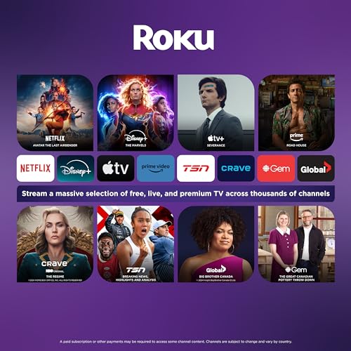 Roku Express 4K 2022 | Streaming Media Player HD/4K/HDR with Smooth Wireless Streaming and Roku Simple Remote with TV Controls, Includes Premium HDMI Cable