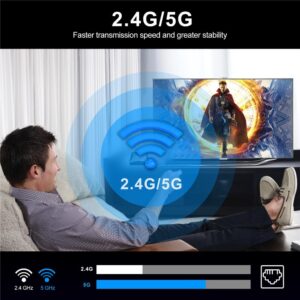 Android 13.0 TV Box,X88 Mini 13 4GB RAM 64GB ROM RK3528 Quad-Core Wifi 2.4G/5.8Ghz 8K HDR10+ Ultra HD USB Smart Home Player