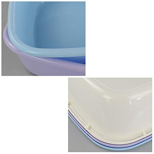 Yuright 8 Quart Plastic Wash Basin, Small Dish Pan, 3 Pack