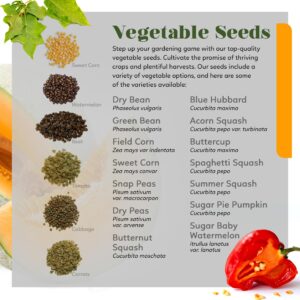 Ark Seed Kits: Organic Heirloom Seed Kit - 70+ Varieties, 50,000+ Seeds - Broccoli, Spaghetti Squash & More for Your Flourishing Haven