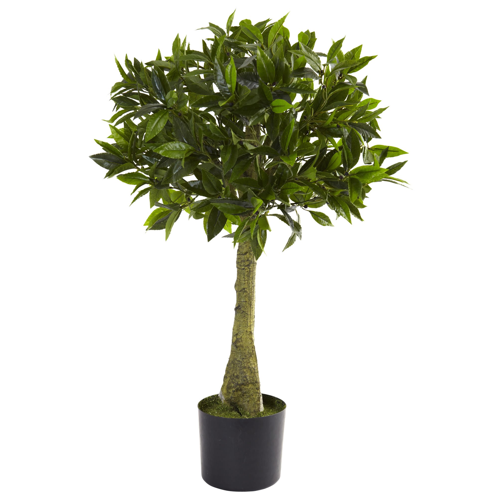 Nearly Natural 3ft. Bay Leaf Topiary UV Resistant (Indoor/Outdoor)