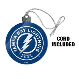 NHL Tampa Bay Lightning Logo Acrylic Christmas Tree Holiday Ornament