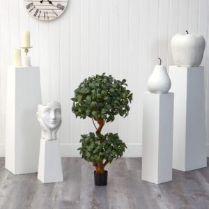 Nearly Natural 3ft. Sweet Bay Double Ball Topiary Artificial Tree