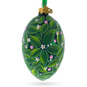 1911 the bay tree royal glass egg ornament 4 inches