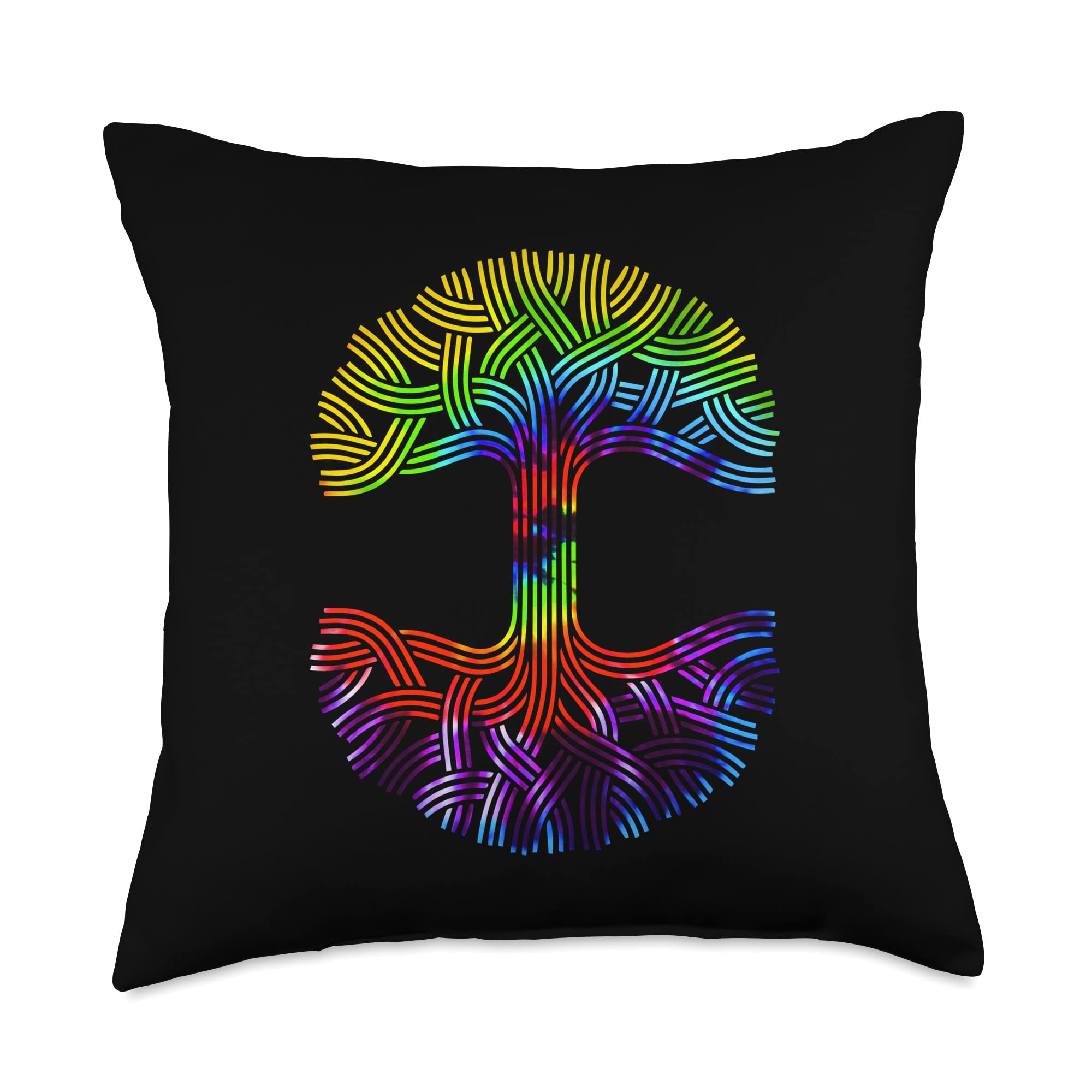 Oakland shirts, The Town, Hella Bay, Oakland Tree, Bay Area Throw Pillow, 18x18, Multicolor