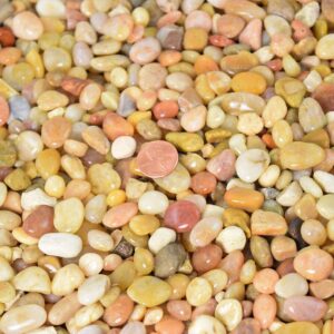 9 Lbs Large Salmon Bay Pebbles for Bonsai Tree Humidity Tray, Lucky Bamboo, Aquarium & Zen/Fairy Garden