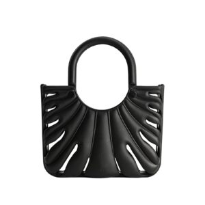 jw pei faye leaf beach bag - black