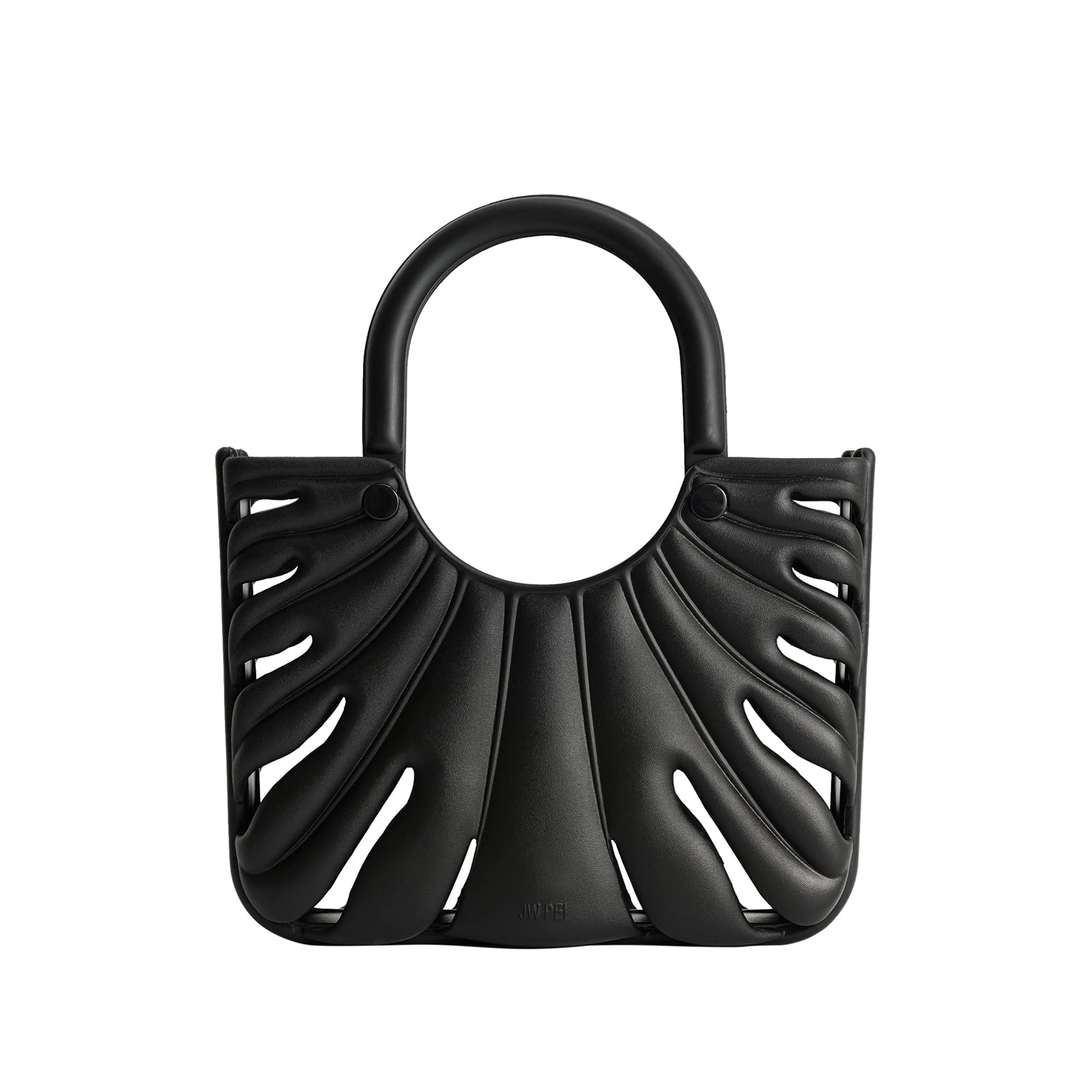 JW PEI Faye Leaf Beach Bag - Black