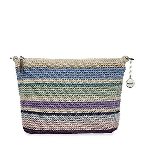 The Sak womens Hand-crochet 3-in-1 Lumi Hand Crochet 3 in 1 Crossbody, Mendocino Stripe, One Size US