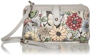 sakroots women's, blush in bloom, 7.3in l x 1.5in w x 4.3in h wristlet drop: 5.5 in, crossbody drop: up to 23 inches