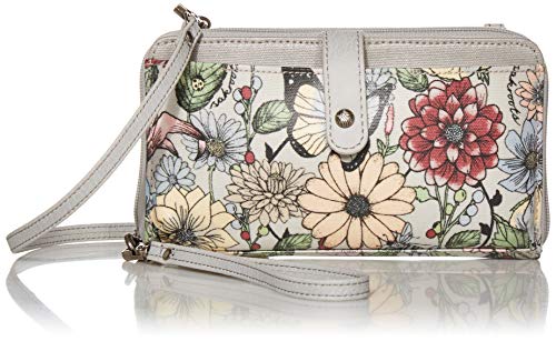 Sakroots Women's, Blush in Bloom, 7.3in L x 1.5in W x 4.3in H Wristlet Drop: 5.5 in, Crossbody Drop: up to 23 inches