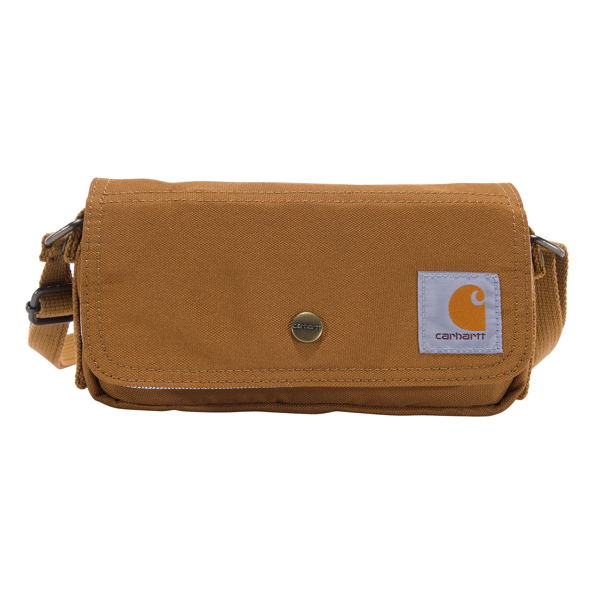 Carhartt Legacy Women's Essentials Crossbody Bag and Waist Pouch, Carhartt Brown