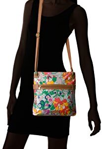 Sakroots Flat Crossbody, lilac flower power