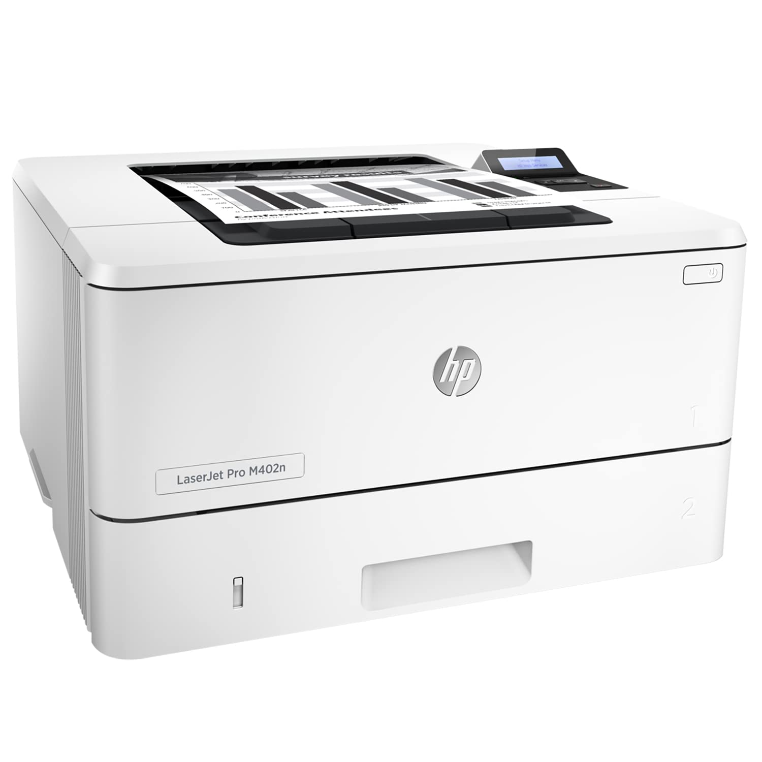 HP Laserjet Pro M402n Wired Monochrome Laser Printer with Ethernet Connectivity, White - Print only - 2-line LCD, 40 ppm, 1200 x 1200 dpi, 8.5 x 14, Manual Duplex Printing,Tillsiy Printer Cable