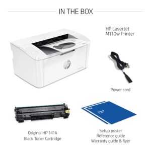 HP LaserJet M110w Wireless Monochrome Printer (7MD66F) (Renewed)