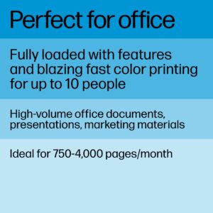 HP Color LaserJet Pro 4201dw Wireless Printer, Print, Fast speeds, Easy setup, Mobile printing, Advanced security, Best-for-small-teams, Instant Ink eligible