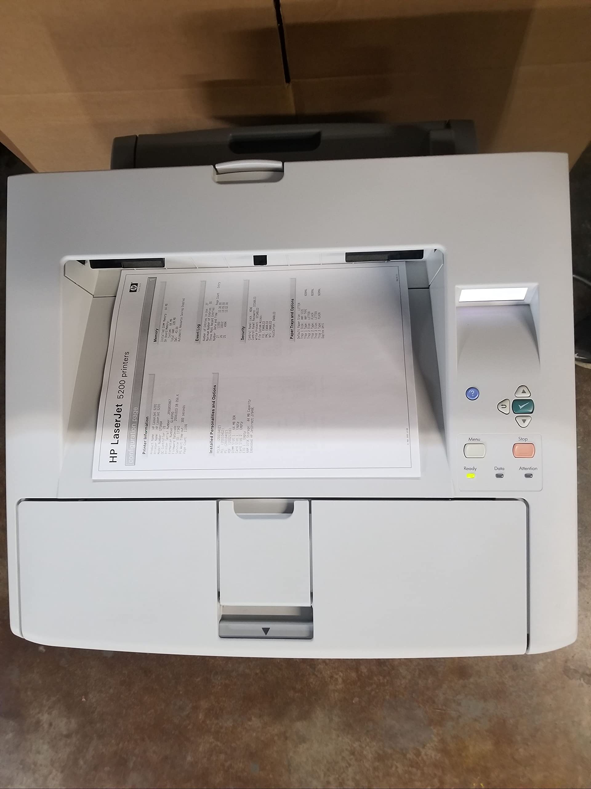 HP Laserjet 5200DTN Printer. 35 Ppm, Prints 3 X 5 To 12.28 X18.5 In. 128MB Std. (Renewed)