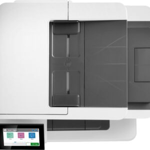 HP Laserjet Enterprise MFP M430f All-in-One Wired Monochrome Laser Printer, White - Print Scan Copy Fax - 4.3" LCD, 40 ppm, Auto Duplex Printing, 50-Sheet ADF, Ethernet (Renewed)