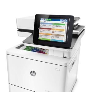 Renewed HP Color LaserJet Enterprise MFP M577c print copy scan fax B5L54A Advanced workflow features USB Network duplex With 90 Days Warranty