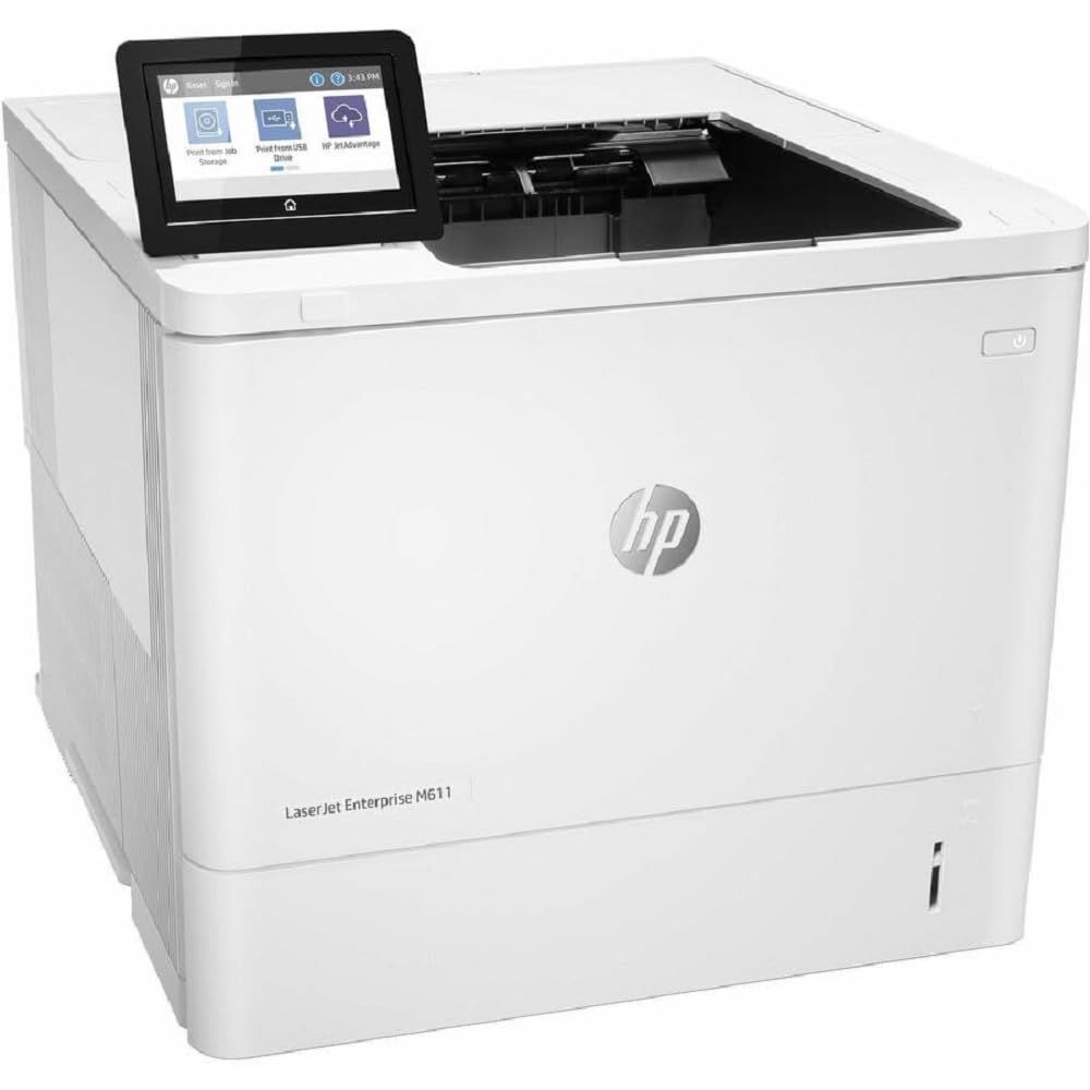 HP Laserjet Enterprise M611 M611dn Desktop Laser Printer - Monochrome, 15" x 17" x 18.3"