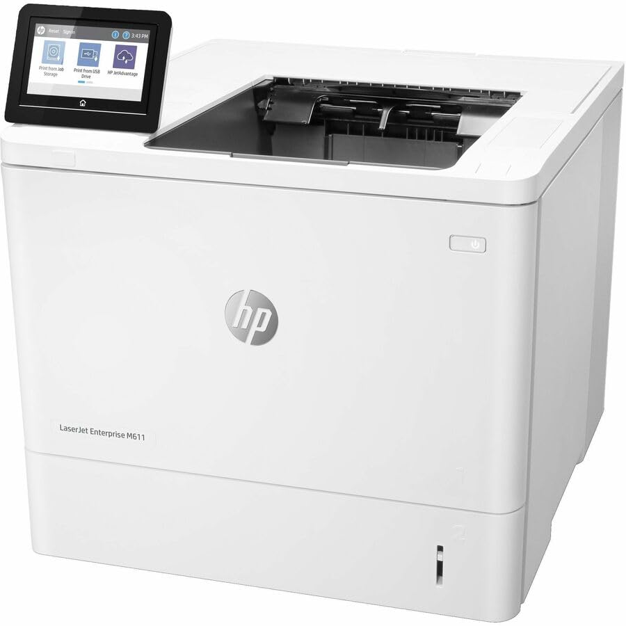 HP Laserjet Enterprise M611 M611dn Desktop Laser Printer - Monochrome, 15" x 17" x 18.3"