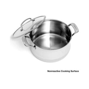 Cuisinart Contour Stainless 6-Quart Saucepot with Glass Cover