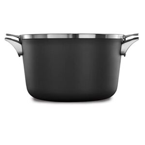 calphalon premier space-saving hard-anodized nonstick 12-quart stock pot with lid