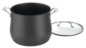 cuisinart 12-quart stockpot, hard anodized contour stainless steel w/cover, 6466-26