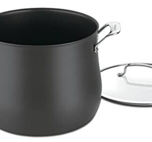 Cuisinart 12-Quart Stockpot, Hard Anodized Contour Stainless Steel w/Cover, 6466-26