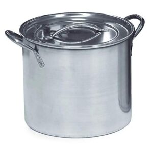 IMUSA USA Stainless Steel Stock Pot 20-Quart, Silver