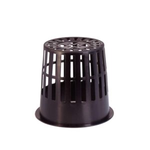 xGarden - Black 4" Round Mesh Pot Cups - 25 Pack, Lightweight Economy Net Pots, Thin Lip & Slotted Sides, UV Resistant & BPA Free Plastic, Indoor or Outdoor Growing