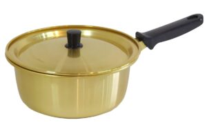 scaleup korean yellow pot, ramen cooking pot, fast heating (18cm/7 inches)