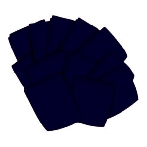 sheetworld 12 pack fitted bassinet sheets 15" x 32 1/2" - solid navy jersey knit - made in usa