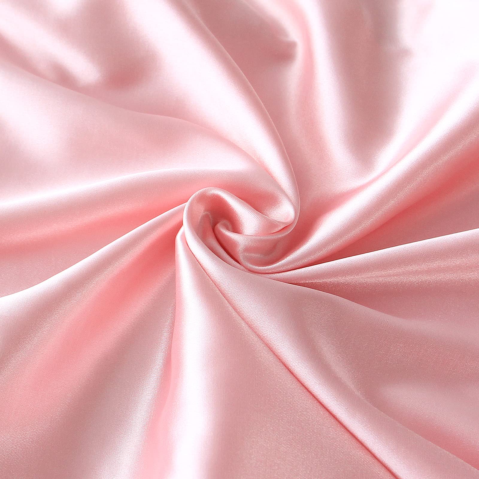 Satin Crib Sheets Girl Fitted Soft & Silky Crib Mattress Sheet (52"x28"x8") for Girls, Silk Crib Sheets for Baby Hair and Skin, Pink Crib Sheet, Satin Baby Sheet for Crib, 1 Pack