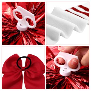 4 Pcs Girls Halloween Cheerleader Costume Outfit Set Fancy Dress for Kids Halloween Birthday Party (9 to 10 Years Old)