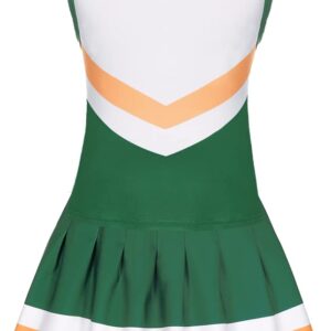 KAKALVER cheerleader costume for girls cheerleader outfit for Halloween Dress Up Cheerleader Gifts