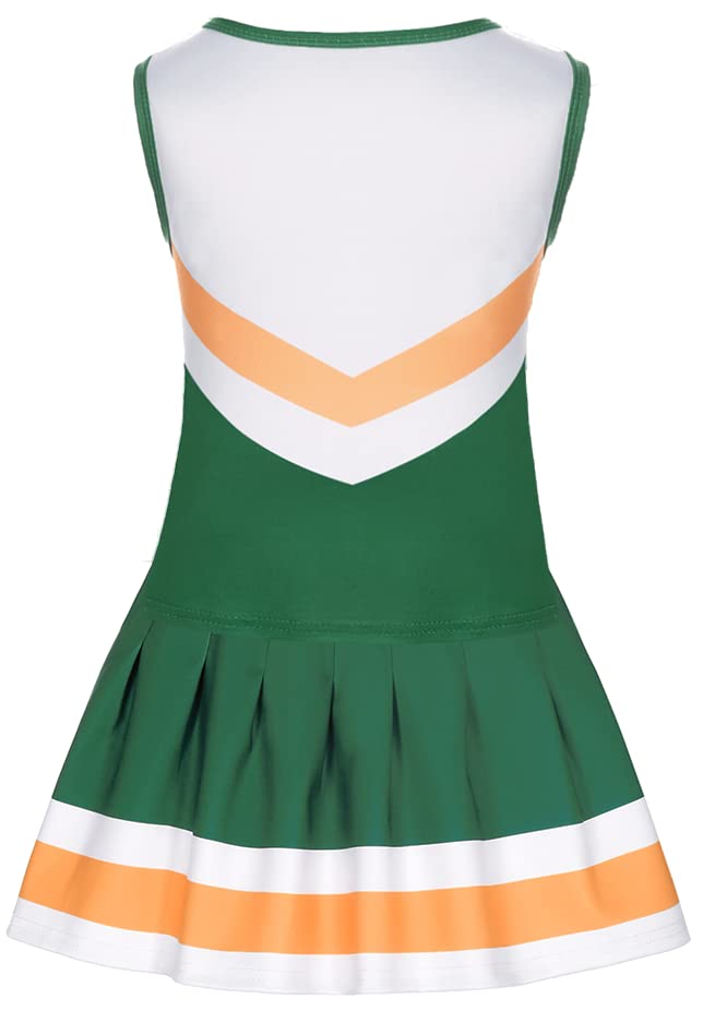 KAKALVER cheerleader costume for girls cheerleader outfit for Halloween Dress Up Cheerleader Gifts