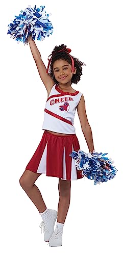 California Costumes Child High School Cheerleader Costume, Small (6-8)